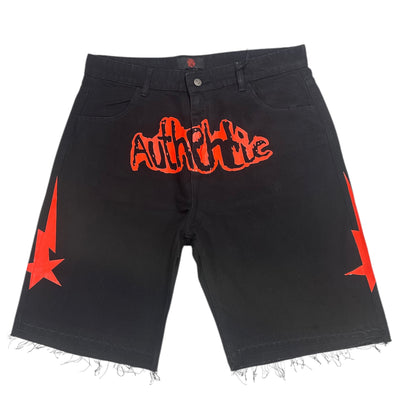 Men’s Black Denim Shorts