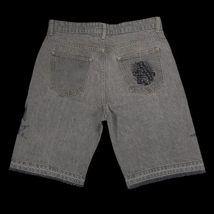 Men’s Gray Denim Shorts