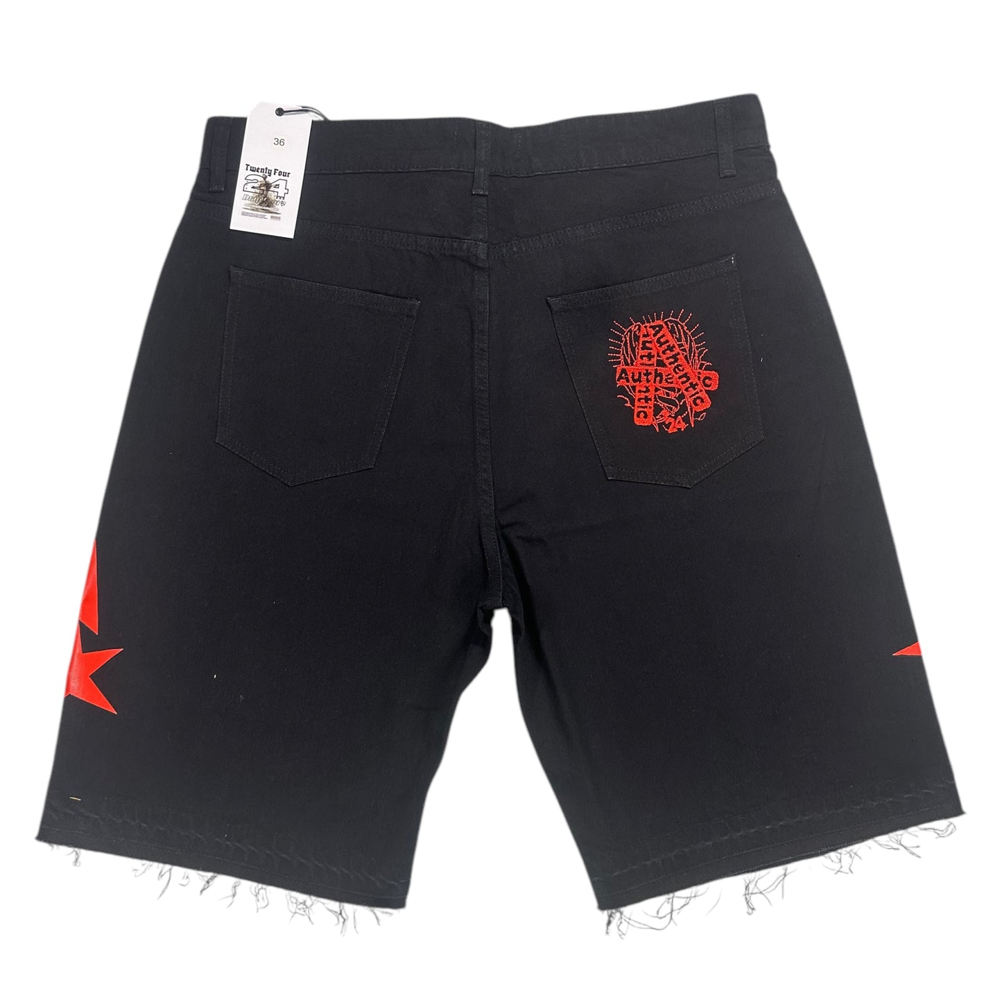 Men’s Black Denim Shorts