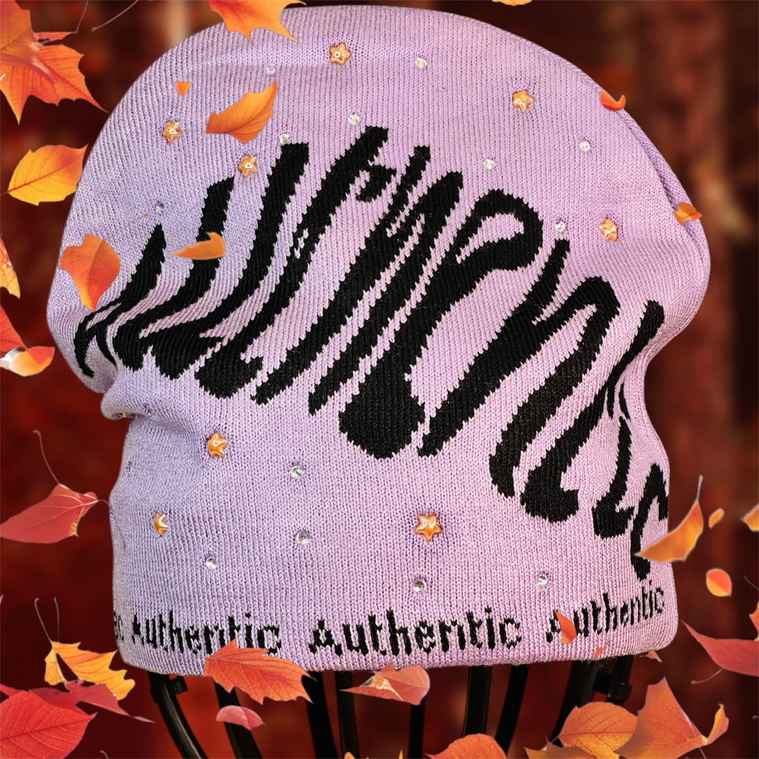 Rhinestone beanie hats