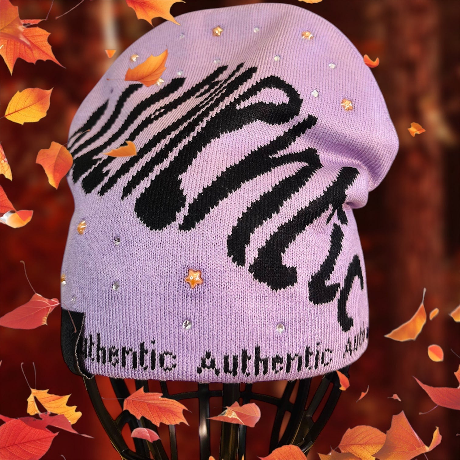 Rhinestone beanie hats